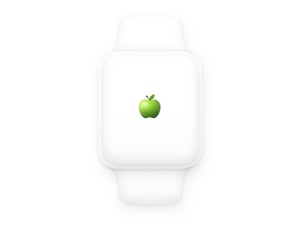 iClay Apple Watch Sketch-Ressource