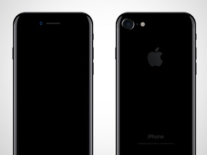 iPhone 7 Back and Front Mockup Sketch Resource