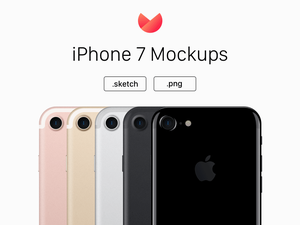 iPhone 7 Mockups – Alle Farben
