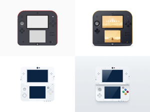 Nintendo 2DS und 3DS Sketchnressource