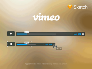 Responsive Vimeo Player for Sketch