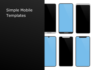 Simple Mobile Templates Sketch Resource