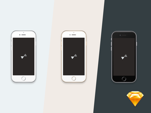 Tiny iPhone 6 and 6 Plus Sketch Resource