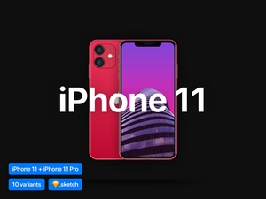 iPhone 11 Mockup for Sketch