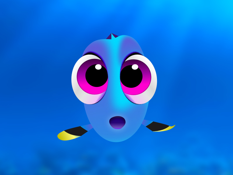 Finding Dory Illustration Sketch Resource Free Sketch App Resources Download Sketch Resource