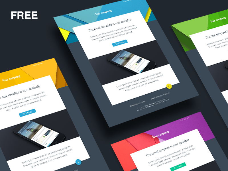 Free Email Templates Sketch Resource