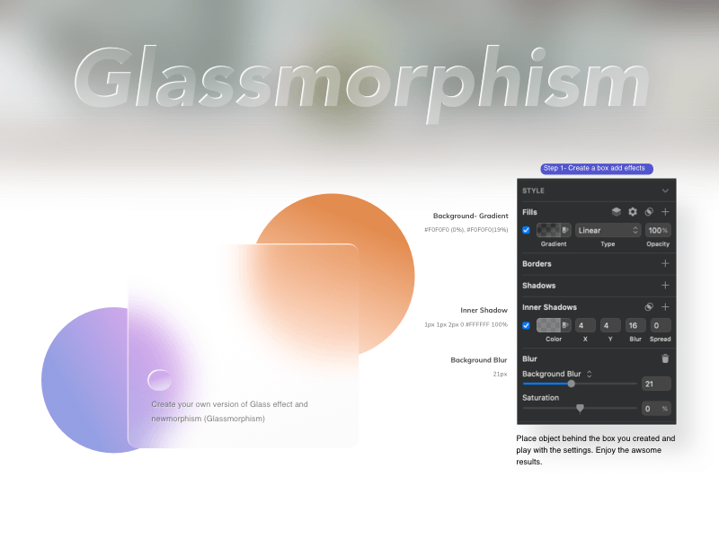 Glassmorphism Sketch ресурсов