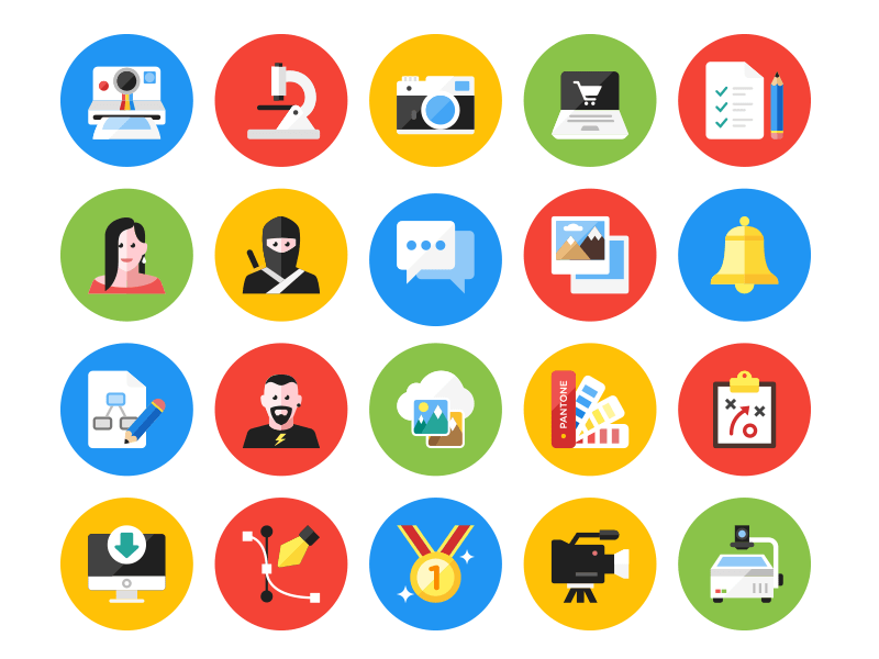 Material Icon Set #82648 - Free Icons Library