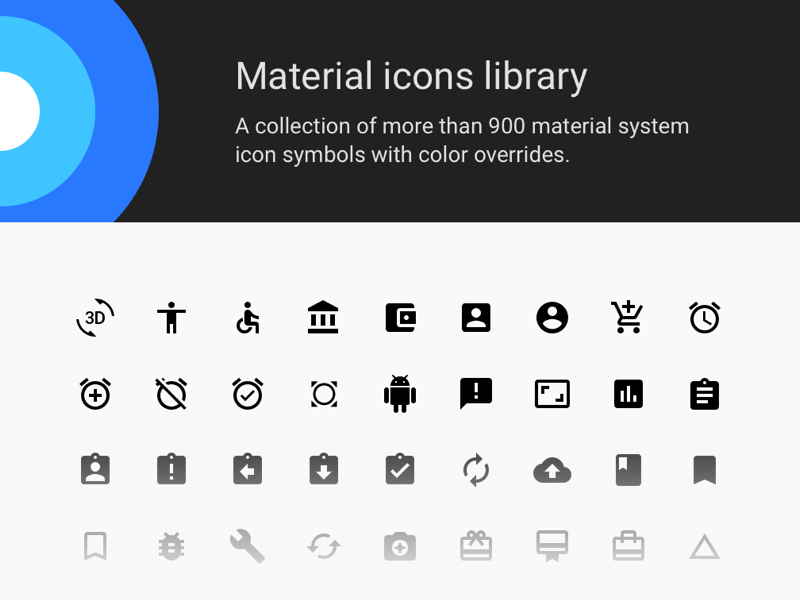 Material Icons Sketch Library Sketch Resource