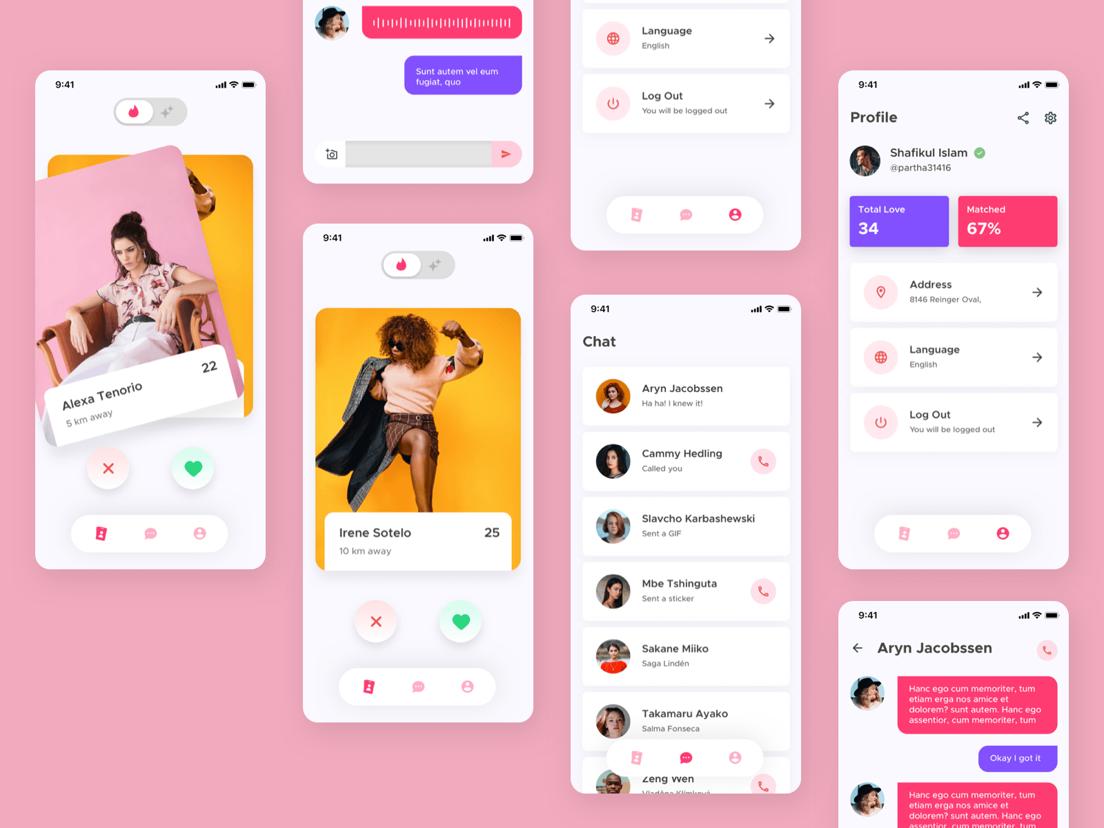 Ui psd tinder 23+ Tinder