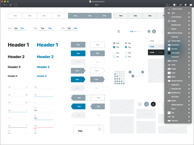 Ultimate Wireframe Kit Sketch Resource