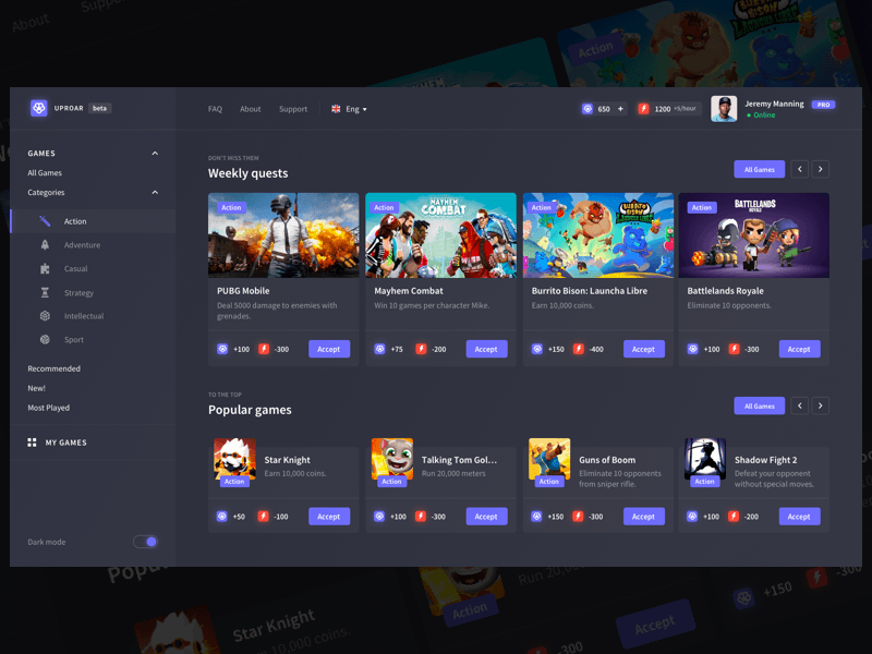 Uproar Dashboard Concept Sketch Resource