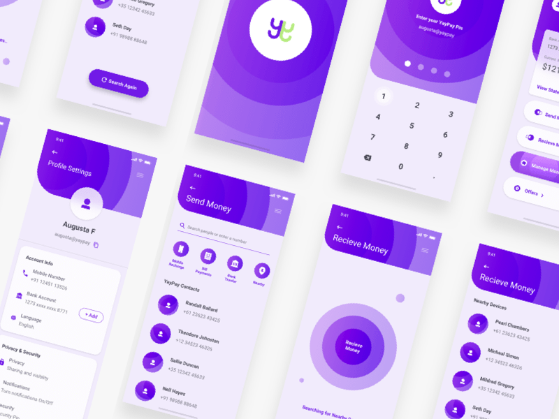 Wallet UI Kit Sketch Resource