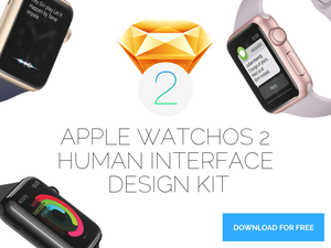 Комплект дизайна интерфейса Apple Watchos 2