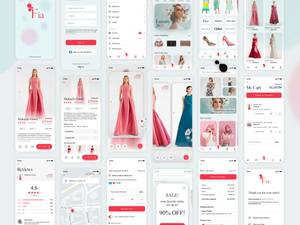 Fashion E-commerce UI Kit - Free Sketch Resource