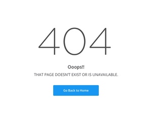 Simple 404 Page Sketch Resource