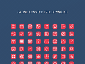 64 Sketch line icons Sketch Resource