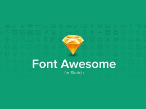 FontAwesome Icons Sketch Resource