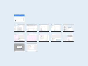Android L Tablet UI Template Sketch Resource