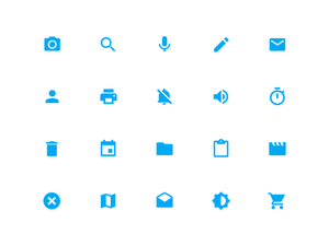 System Icons Material Design Sketch Resource