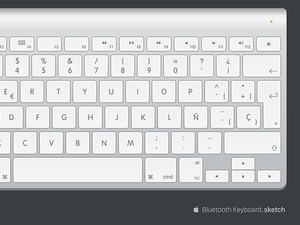 Apple Bluetooth Keyboard Sketch Resource