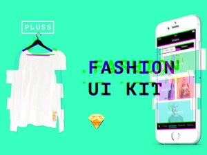Fashion UI Kit für Sketch