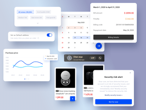 Business UI Components Sketch Resource