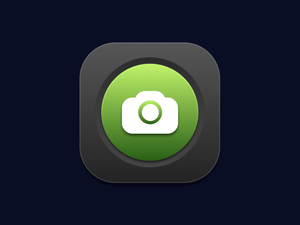 Icono de la aplicación del icono de la cámara.