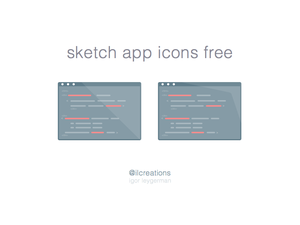 Code Icons Sketch Resource