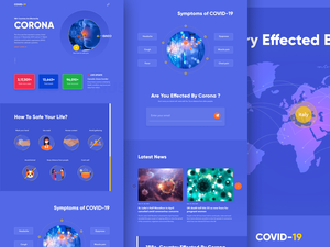 COVID-19 Landing Page Sketch Resource