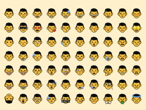 Custom Emoji Template Sketch Resource