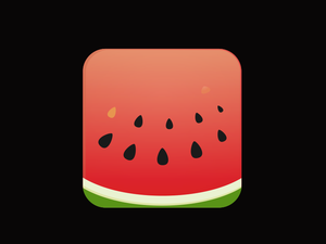 Watermelon Icon Sketch Resource