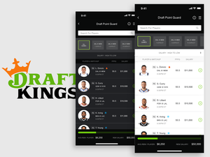DraftKings Fantasy Sports Screen Sketch Ressource