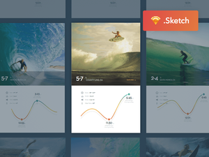 Surf UI Sketch Resource