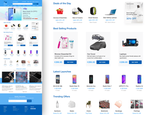 E-commerce Landing Page Sketch Resource