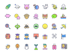 Emojious Free Icon Set Sketchリソースを設定します