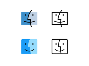Finder icons in OS X Mavericks and OS X Yosemite Sketch Resource