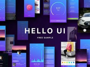 Ejemplo gratis de Hello UI Kit