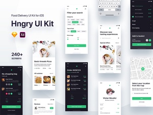 Food Delivery UI Kit Demo – Hngry