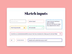 Sample Input Boxes Sketch Resource