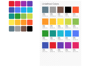 Android Material Color Palette Sketch Resource