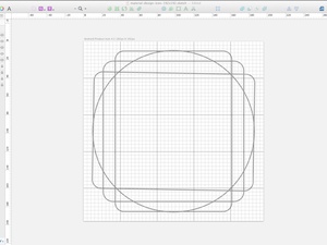 Materialdesign-Symbol Grid Template Sketchnressource
