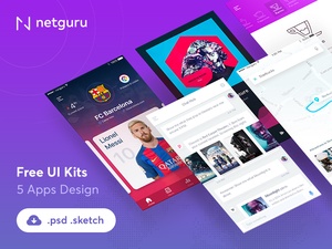 Mehrere kostenlose App UI Kits