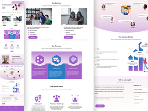 Recruiting Agency Web Template Sketch Resource