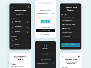 Connected Devices Mobile App Sketch Resource