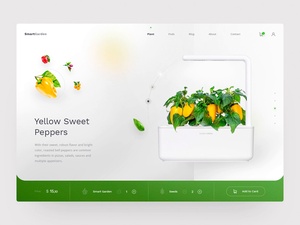 Smart Garden Web Template Sketch Resource