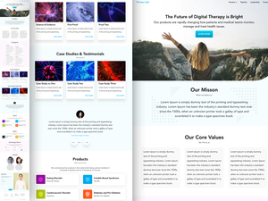 Landing Page Template Sketch Resource