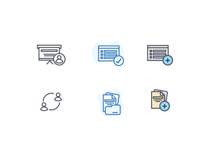 6 Training Icons Sketch Resource
