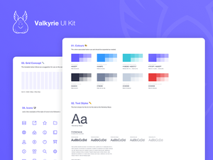 Valkyrie UI Kit / Style Guide