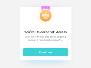 VIP Membership Modal Sketch Resource